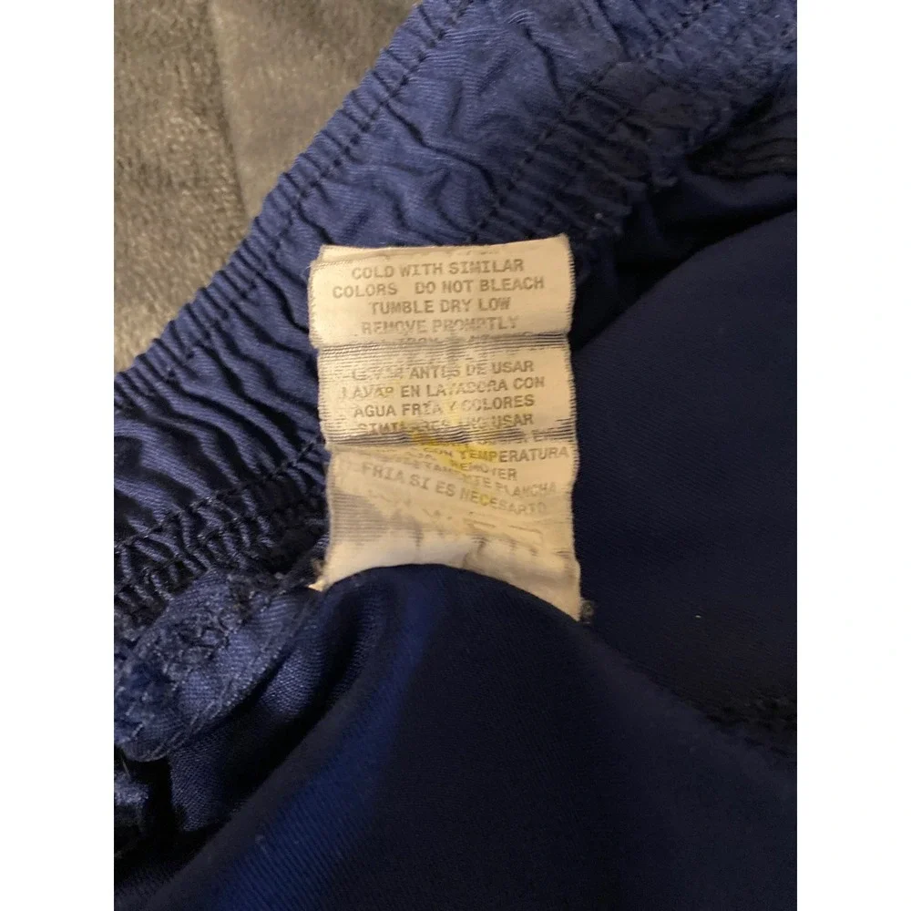 Cherokee Workwear Navy Blue Scrub Pants Cargo Drawstring WW120 Mens Medium 0185